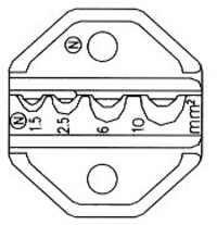 Ver informacion sobre Pince à sertir les cosses non isolées AWG 22-18, 16-14, 12-10