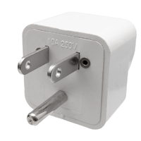 Ver informacion sobre UNIVERSAL ADAPTOR FOR USA AND CANADA, 250V 10A, ECONOMIC white