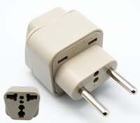 ADAPTADOR UNIVERSAL, PARA RUSIA Y AMERICA DEL SUR