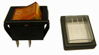 Ver informacion sobre INTERRUPTOR LUMINOSO 4P. (DPST) ON- OFF, 250V. 6A, COLOR AMARILLO