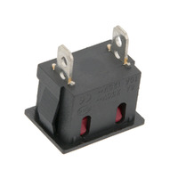 Bouton Rouge, Normalement Ouvert, 125V 10A (250V 6A)