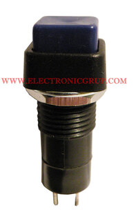 Ver informacion sobre PUSHBUTTON OPEN TYPE, 125V.- 3A, BLUE