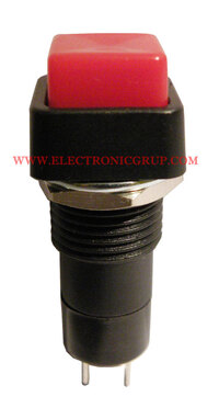 PUSHBUTTON CLOSE TYPE, 125V.- 3A, RED