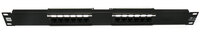 12 port  panneau , CAT.6, RJ45, T568 A/B, 19"