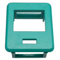 BEZEL FOR KEYSTONE JACK, GREEN