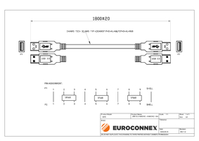 USB 3.0,  A MACHO - A MACHO, 1.8m