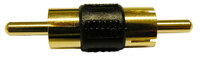 DOUBLE RCA PLUG, GOLD PLATED