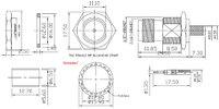 R/P, LMR200/RG58, TNC FEMALE BULKHEAD TYPE (1P/BAG)