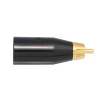 RCA PLUG TO 3P. MIC MALE, GOLD PLATED