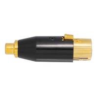 RCA JACK TO 3P MIC FEMALE, GOLD PLATED