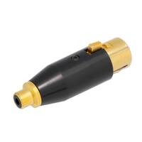 RCA JACK TO 3P MIC FEMALE, GOLD PLATED