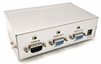 Ver informacion sobre VGA SPLITTER, 1Ent*2Sort + audio, 350Mhz