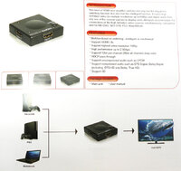 Hdmi SWITCH 3ENT*1sortie, manuel