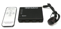 HDMI SWITCH, 5 INPUT - 1 OUTPUT, IR