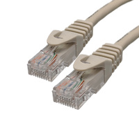 Cat.6 UTP LSZH, 24 AWG, 1m, Grey