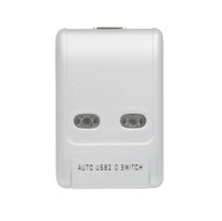 USB 2x1 Printer/Device Sharing Switch with Manual and Software Control