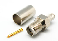 Ver informacion sobre RG223U, SMA FEMALE CRIMP TYPE, GOLD PLATED PIN