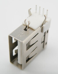 USB 2.0 Female, 4pin, right angle