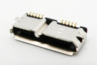 Micro USB 3.0 Femella, 10pins, SMD