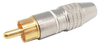 Ver informacion sobre Metal RCA Phono Plug, 6mm cable, White