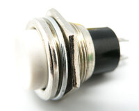 Push Button Switch Off type, White
