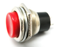 Push Button Switch Off type, Red