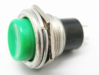 Push Button Switch Off type, Green
