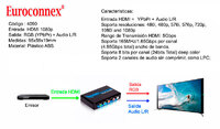 HDMI to RGB (YPbPr) + Audio L/R signal converter