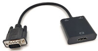 Ver informacion sobre VGA + Audio 3.5mm stereo to HDMI signal converter
