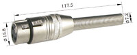 3p XLR Male with spring