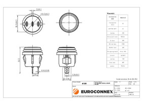 2P. Round Waterproof Switch ON-OFF