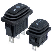 Mini rectangular 3-pin, watertight switch