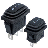 Interruptor estanc mini, rectangular 3 pins