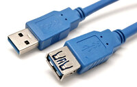 Superspeed USB 3.0 Male to female, 1.8m