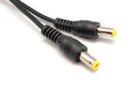 Ver informacion sobre DC patch cord, 5,5x2,1 MALE-MALE, 1m.