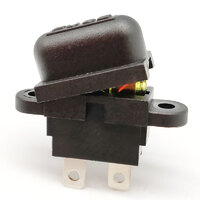 Ver informacion sobre Panel mount car fuse holder. With protection cap D28 terminal 16A/250V