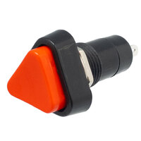 Pushbutton switch, OFF-(ON), 125V/3A RED