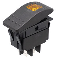 Interruptor para automóvil/embarcación 12V 20A, LED amarillo