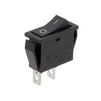 2P Rocker Switch (SPST) OFF-(ON) 16A-250V., SINGLE MOMENTARY