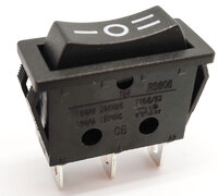 3P Rocker Switch (SPST) ON-OFF-ON 15A-250V