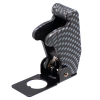 Toggle Switch Cap Safety Guard, carbon fiber