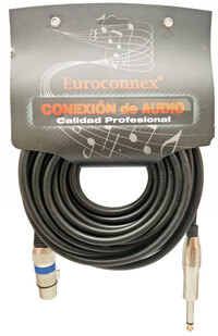 Ver informacion sobre XLR Female to 6,35mm Mono Plug, 10m.