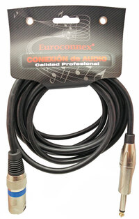 Ver informacion sobre XLR Mascle a 6,35mm Mono Mascle, 3m.