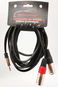 Ver informacion sobre 2*XLR Male to 3,5mm St. Plug, 3,0m.