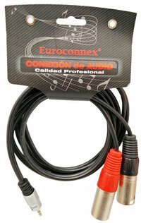 Ver informacion sobre 2*XLR Male to 3,5mm St. Plug, 1.5m.