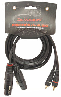 Ver informacion sobre 2*RCA MA. - 2*XLR HEM., 2,0m.