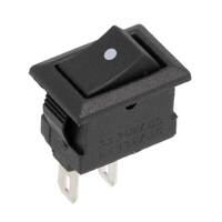 Mini rocker switch (SPST) ON-OFF, 250V. 3A