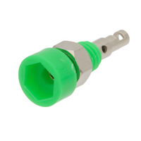 Base Femelle Vert 2mm pour Banane avec Connexion de Soudure