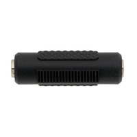 Double 3.5mm Female Stereo Audio Jack Adapter