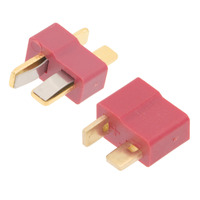 Pack of male and female T-Dean connectors